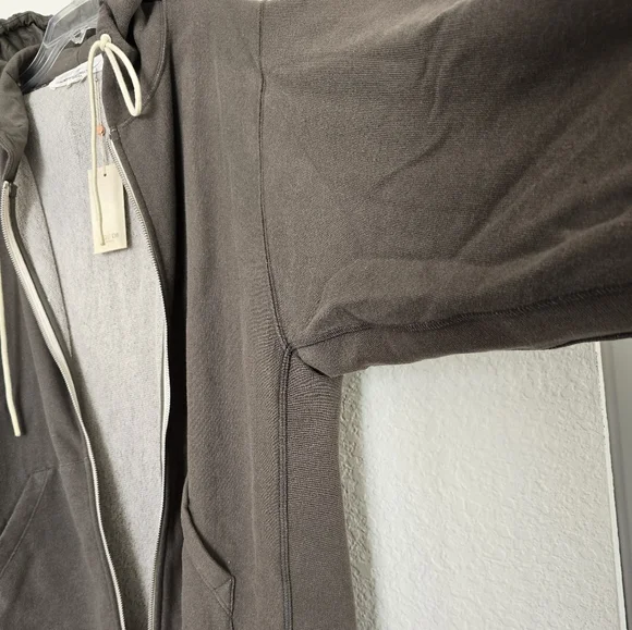 Golden Goose Venice Print Oversized Boxy Hooded Sweatshirt Size S Small Khaki - Picture 8 of 14